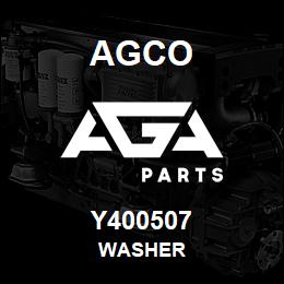 Y400507 Agco WASHER | AGA Parts