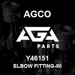 Y46151 Agco ELBOW FITTING-90 | AGA Parts