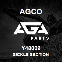 Y48009 Agco SICKLE SECTION | AGA Parts