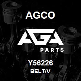 Y56226 Agco BELT/V | AGA Parts