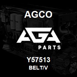 Y57513 Agco BELT/V | AGA Parts