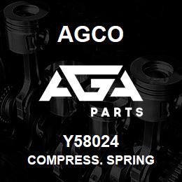 Y58024 Agco COMPRESS. SPRING | AGA Parts