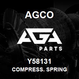 Y58131 Agco COMPRESS. SPRING | AGA Parts