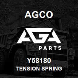 Y58180 Agco TENSION SPRING | AGA Parts