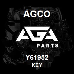 Y61952 Agco KEY | AGA Parts