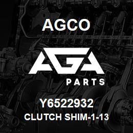 Y6522932 Agco CLUTCH SHIM-1-13 | AGA Parts