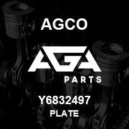 Y6832497 Agco PLATE | AGA Parts