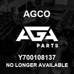 Y700108137 Agco NO LONGER AVAILABLE | AGA Parts