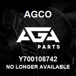 Y700108742 Agco NO LONGER AVAILABLE | AGA Parts