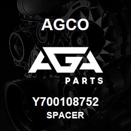 Y700108752 Agco SPACER | AGA Parts