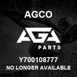 Y700108777 Agco NO LONGER AVAILABLE | AGA Parts