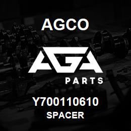 Y700110610 Agco SPACER | AGA Parts