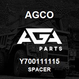 Y700111115 Agco SPACER | AGA Parts