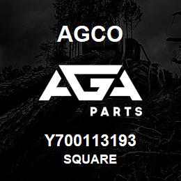 Y700113193 Agco SQUARE | AGA Parts