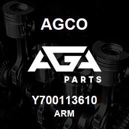 Y700113610 Agco ARM | AGA Parts