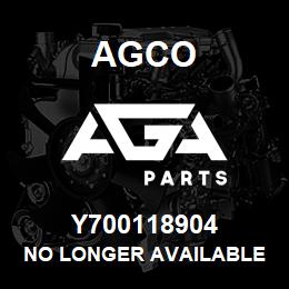 Y700118904 Agco NO LONGER AVAILABLE | AGA Parts