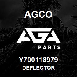 Y700118979 Agco DEFLECTOR | AGA Parts