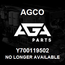 Y700119502 Agco NO LONGER AVAILABLE | AGA Parts