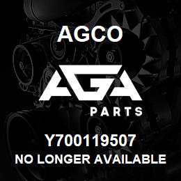 Y700119507 Agco NO LONGER AVAILABLE | AGA Parts