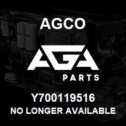 Y700119516 Agco NO LONGER AVAILABLE | AGA Parts