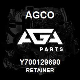 Y700129690 Agco RETAINER | AGA Parts