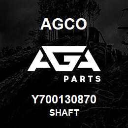 Y700130870 Agco SHAFT | AGA Parts