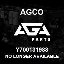 Y700131988 Agco NO LONGER AVAILABLE | AGA Parts