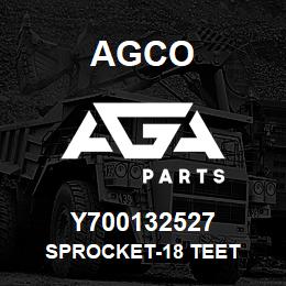 Y700132527 Agco SPROCKET-18 TEET | AGA Parts