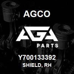 Y700133392 Agco SHIELD, RH | AGA Parts