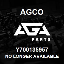 Y700135957 Agco NO LONGER AVAILABLE | AGA Parts