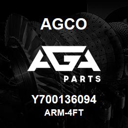 Y700136094 Agco ARM-4FT | AGA Parts