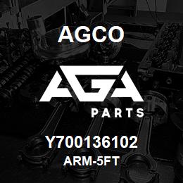 Y700136102 Agco ARM-5FT | AGA Parts