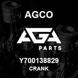 Y700138829 Agco CRANK | AGA Parts