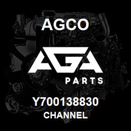 Y700138830 Agco CHANNEL | AGA Parts