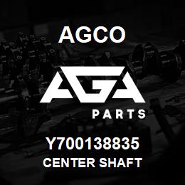 Y700138835 Agco CENTER SHAFT | AGA Parts