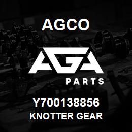 Y700138856 Agco KNOTTER GEAR | AGA Parts