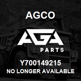 Y700149215 Agco NO LONGER AVAILABLE | AGA Parts