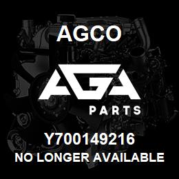 Y700149216 Agco NO LONGER AVAILABLE | AGA Parts