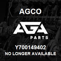 Y700149402 Agco NO LONGER AVAILABLE | AGA Parts