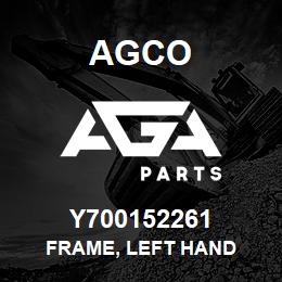 Y700152261 Agco FRAME, LEFT HAND | AGA Parts