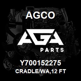 Y700152275 Agco CRADLE/WA,12 FT | AGA Parts