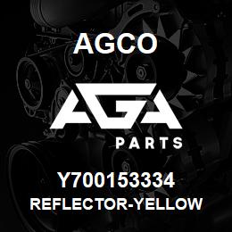 Y700153334 Agco REFLECTOR-YELLOW | AGA Parts