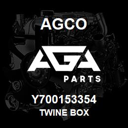 Y700153354 Agco TWINE BOX | AGA Parts