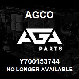 Y700153744 Agco NO LONGER AVAILABLE | AGA Parts