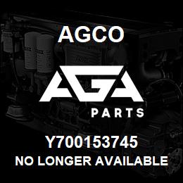 Y700153745 Agco NO LONGER AVAILABLE | AGA Parts