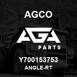 Y700153753 Agco ANGLE-RT | AGA Parts