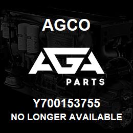 Y700153755 Agco NO LONGER AVAILABLE | AGA Parts