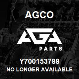 Y700153788 Agco NO LONGER AVAILABLE | AGA Parts