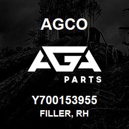 Y700153955 Agco FILLER, RH | AGA Parts