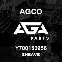 Y700153956 Agco SHEAVE | AGA Parts